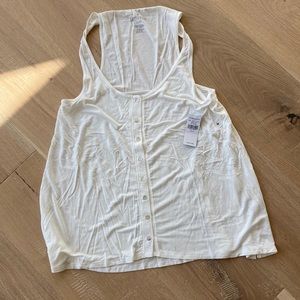 American eagle soft and sexy slub knit Henley size m. NWT